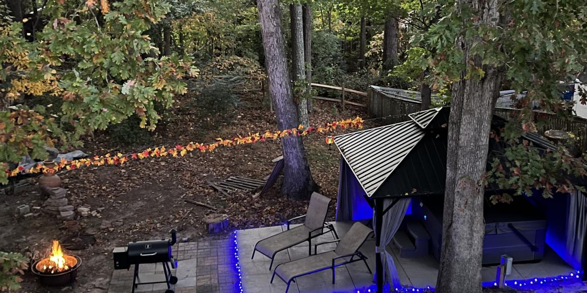 Featured Install – Fall Patio with Hot Tub